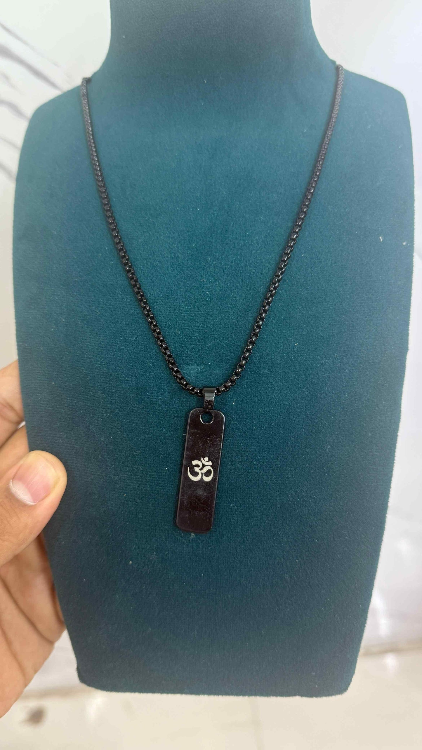 Spiritual Om Pendant Necklace for Men