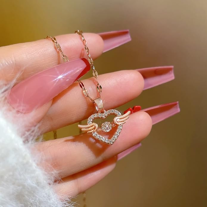 Heart With Wings Necklace