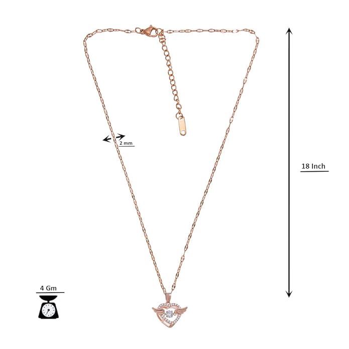 Heart With Wings Necklace