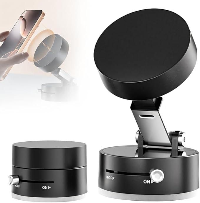 Vacuum Magnetic Suction Phone Holder – Secure, Versatile, and Stylish