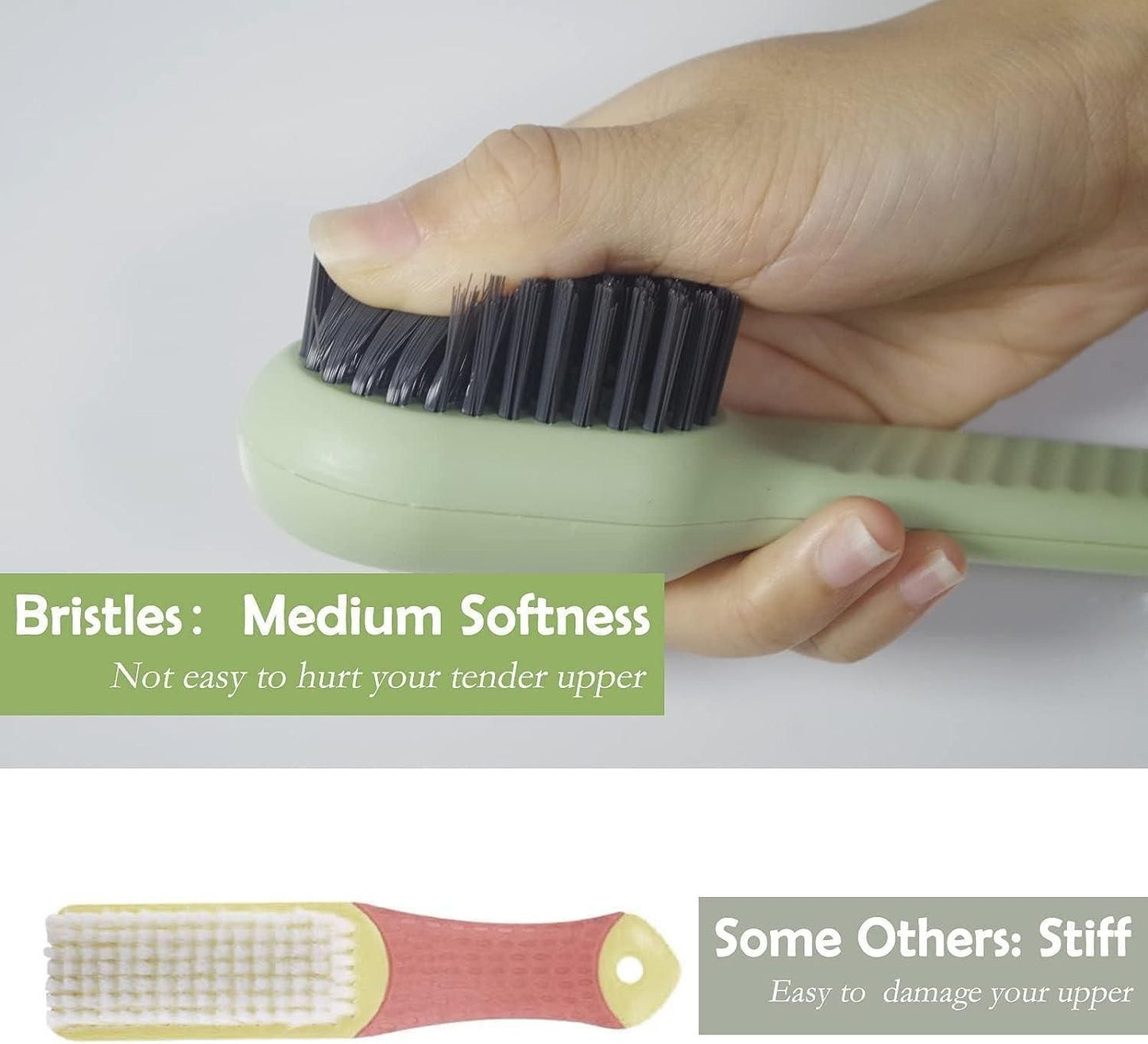 Multifunctional Shoe Polishing Brush – Dual-Sided Shoe Cleaner for Leather
