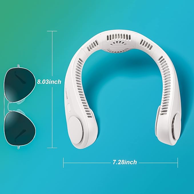 Portable Bladeless Hanging Rechargeable Neck Fan