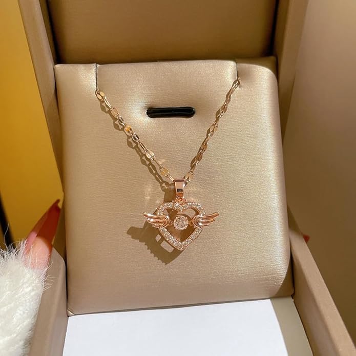 Heart With Wings Necklace