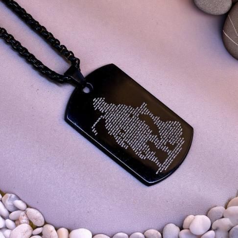 Hanuman Chalisa Pendant with Chain – Spiritual Gold-Plated Necklace for Men