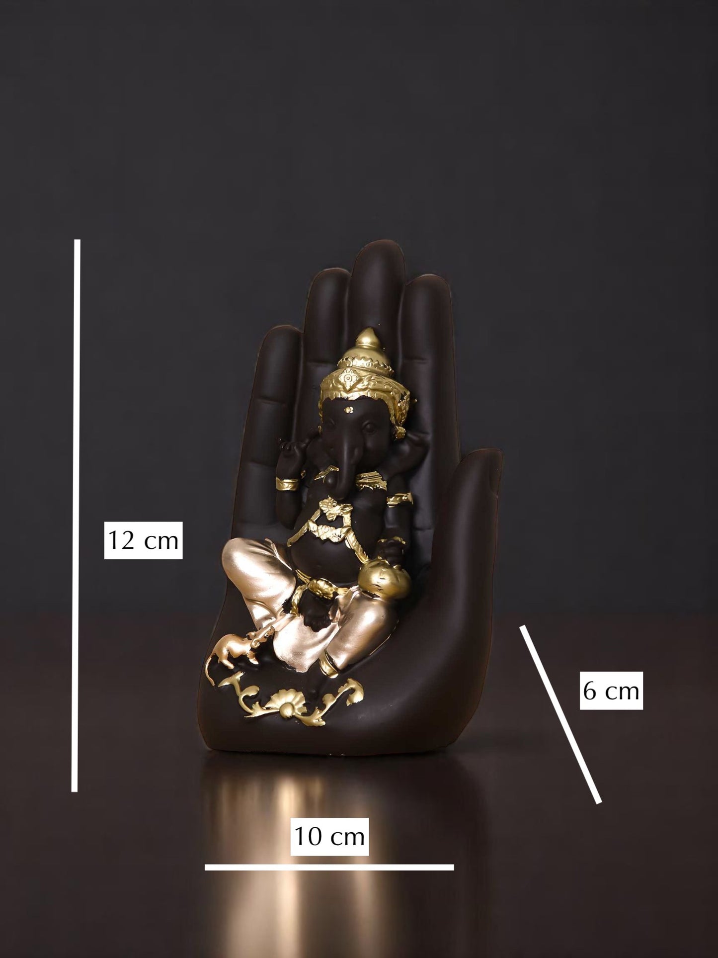 Handcrafted Palm Ganesha