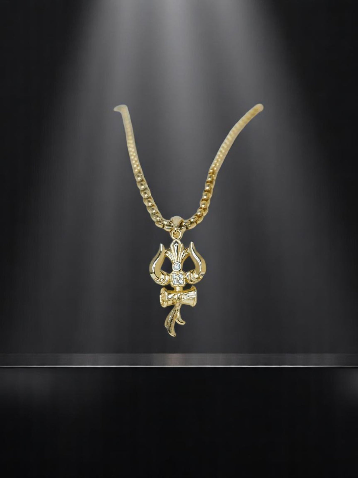 Trishul Pendant with Chain