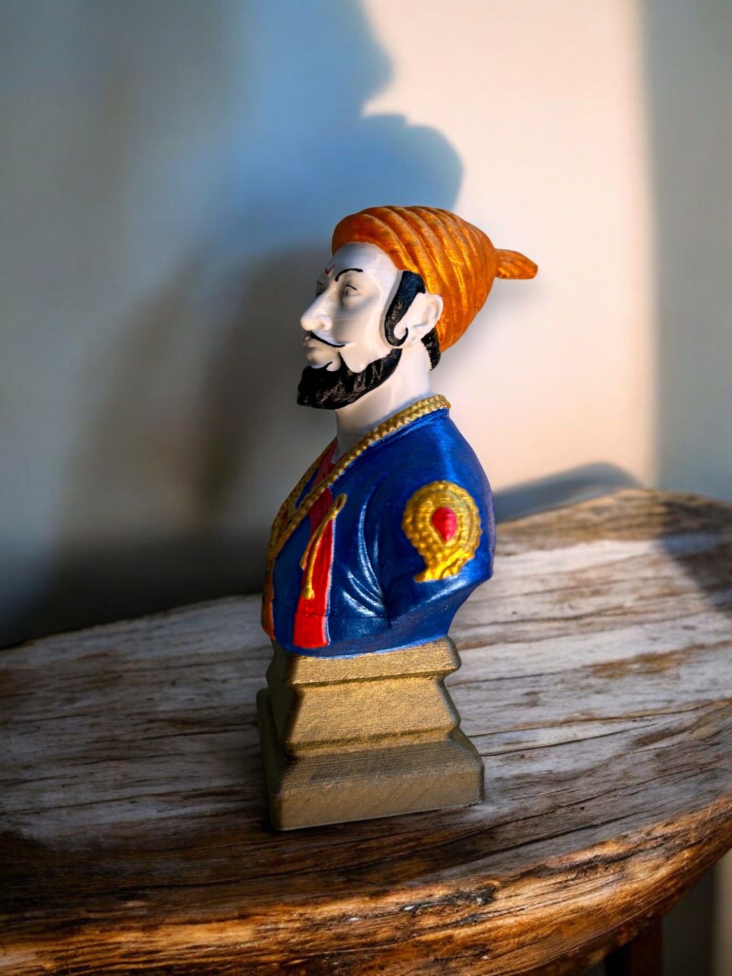 Chhatrapati Shivaji Maharaj Bust – A Symbol of Valor & Leadership | 15 CM Height