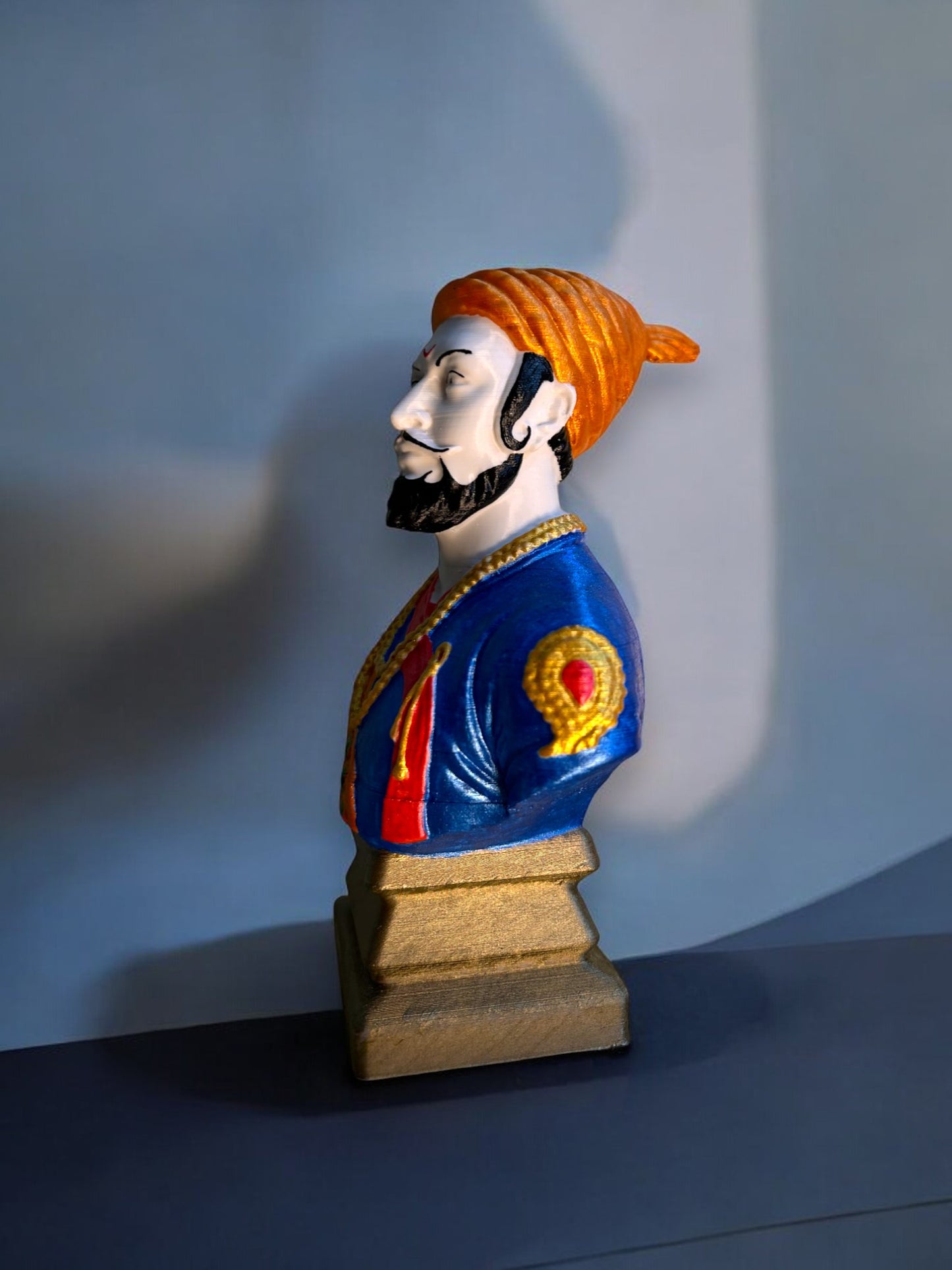 Chhatrapati Shivaji Maharaj Bust – A Symbol of Valor & Leadership | 15 CM Height