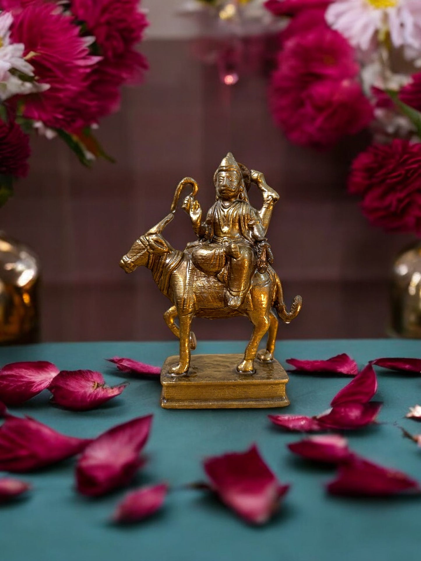 Divine Shani Dev Idol - The Lord of Justice and Discipline