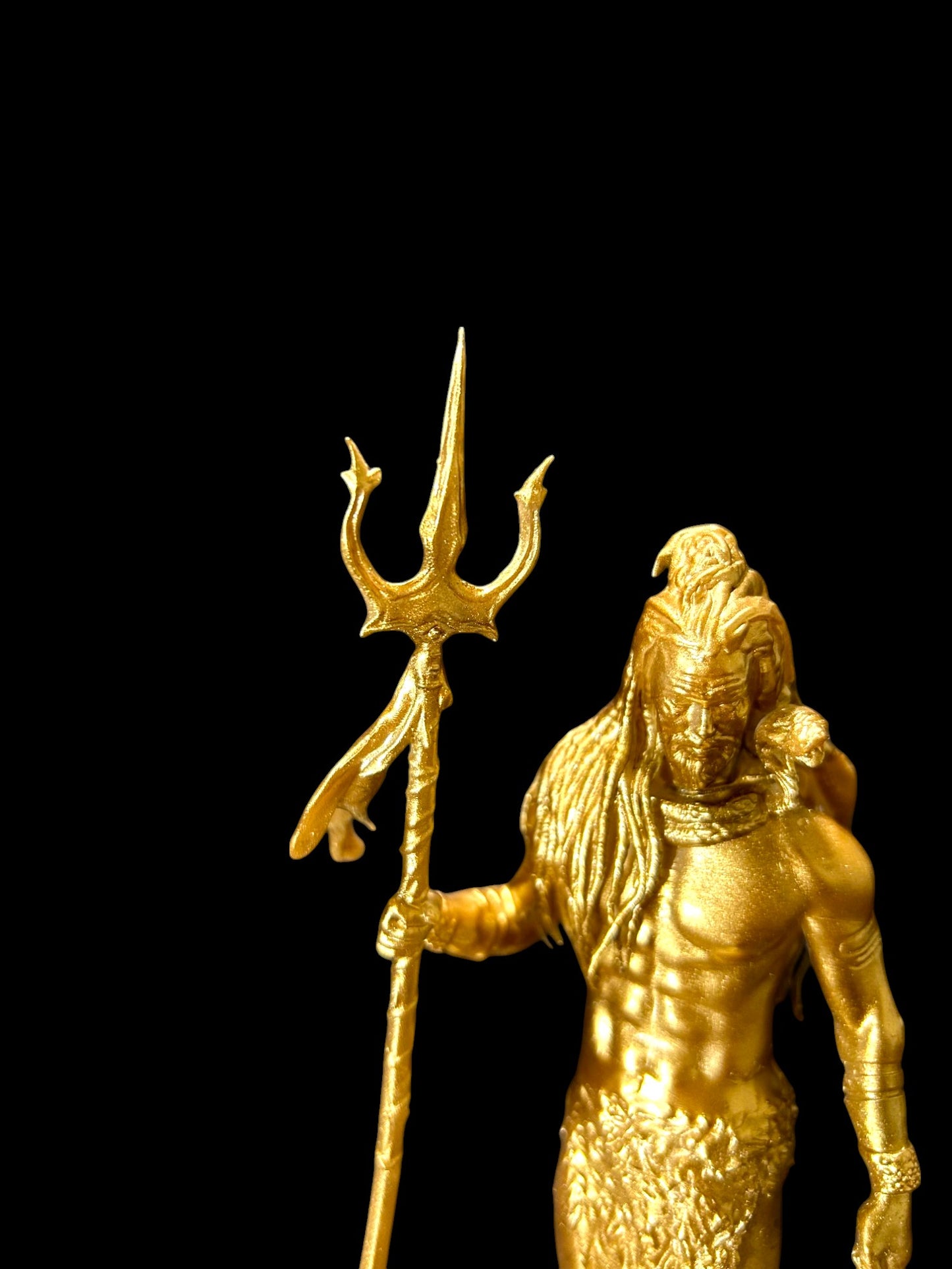 Divine Lord Shiva Idol with Trishul – Symbol of Power and Serenity