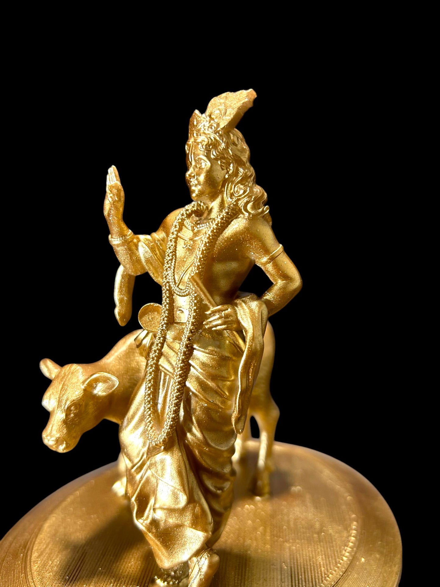 Lord Krishna with Cow