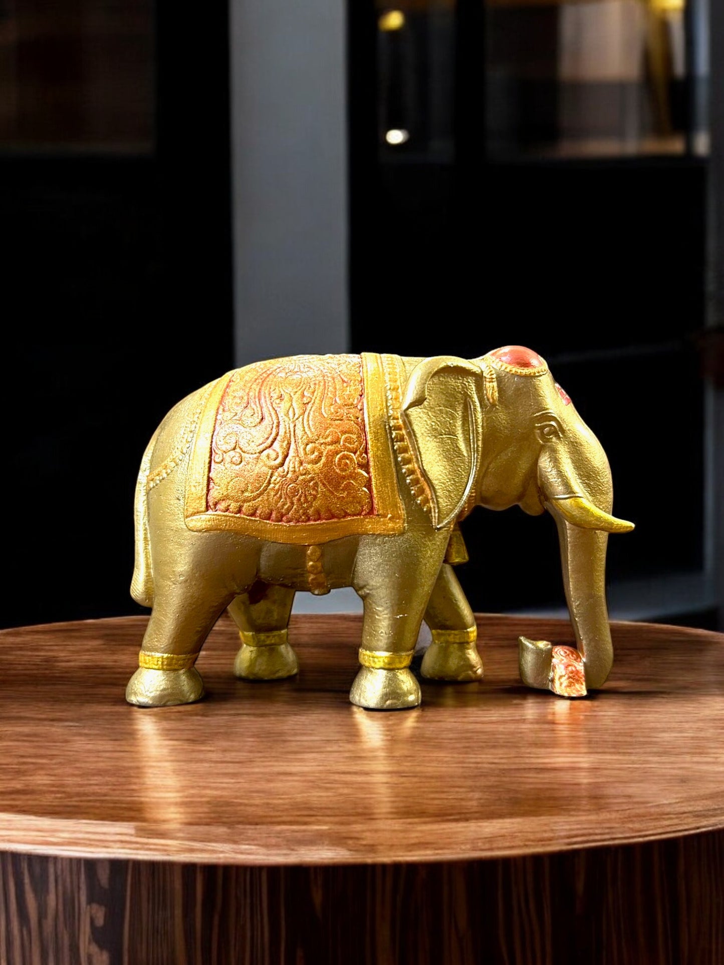 Majestic Indian Elephant Figurine
