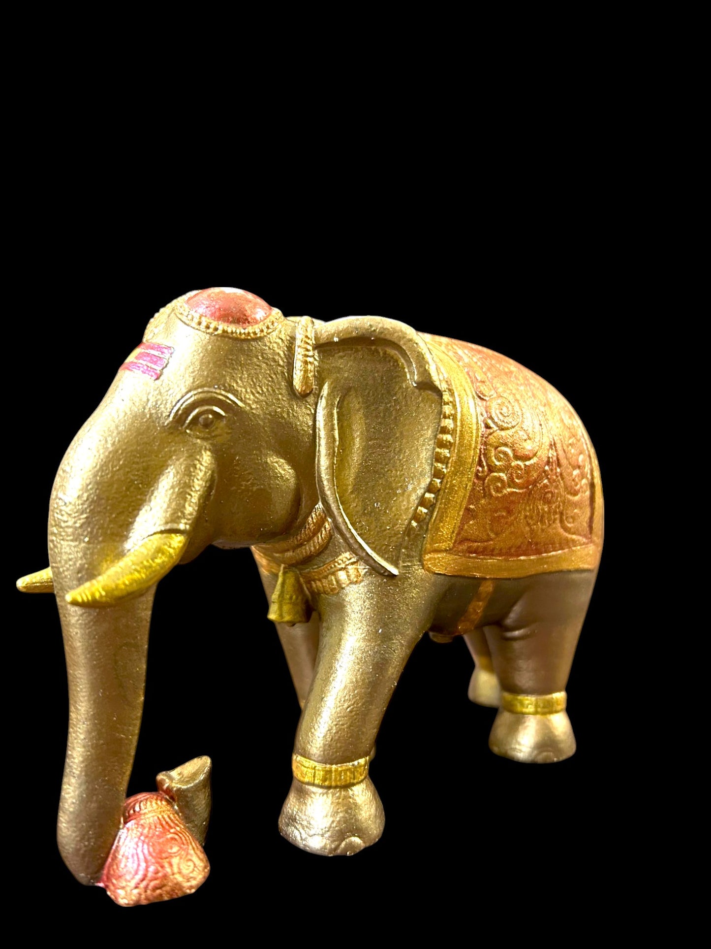 Majestic Indian Elephant Figurine