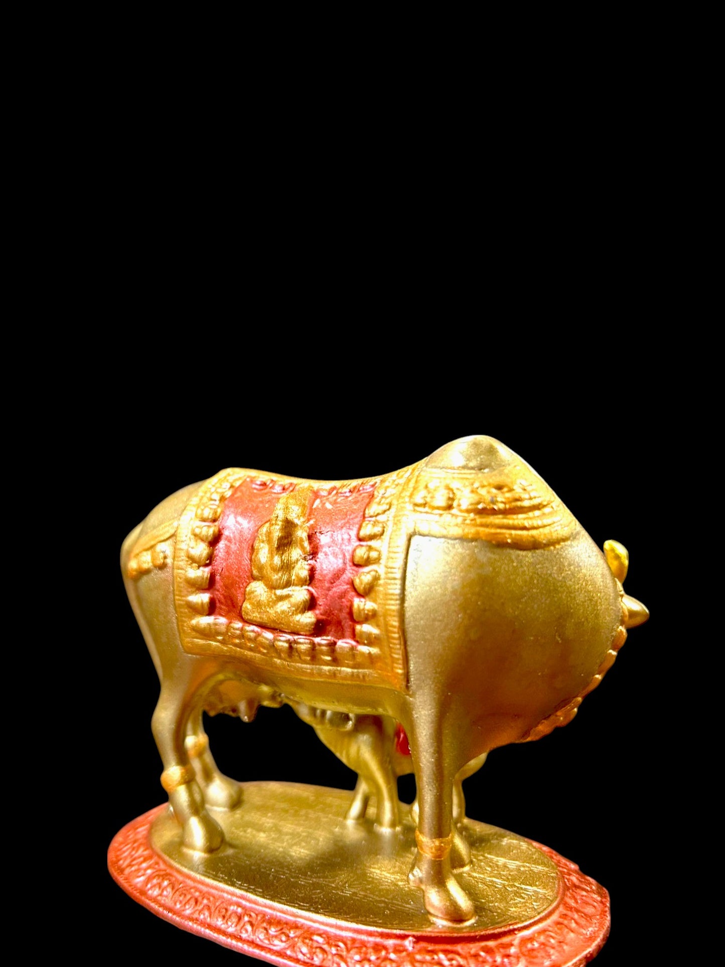 Divine Kamadhenu Cow & Calf Idol