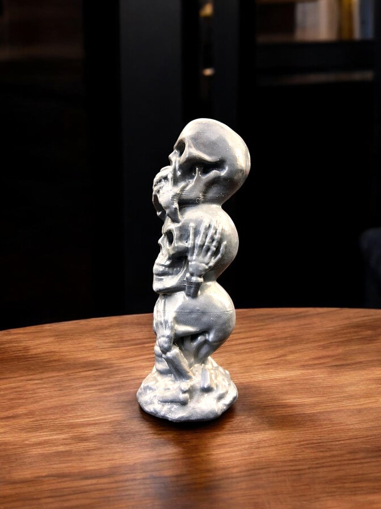 Stacked Skulls Paperweight