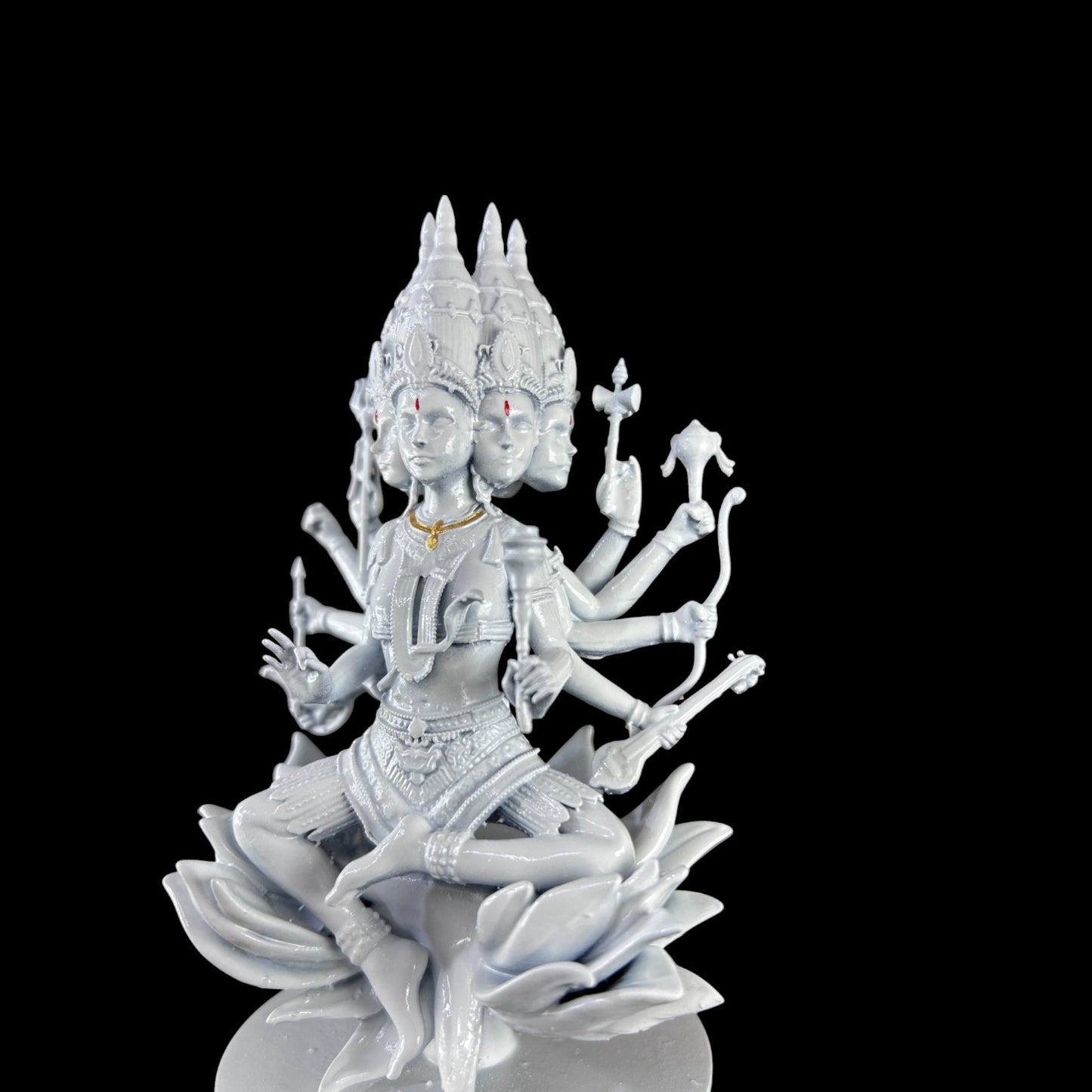 Gayatri Maa Idol for Home Temple | Divine Goddess Statue for Spiritual Decor & Puja