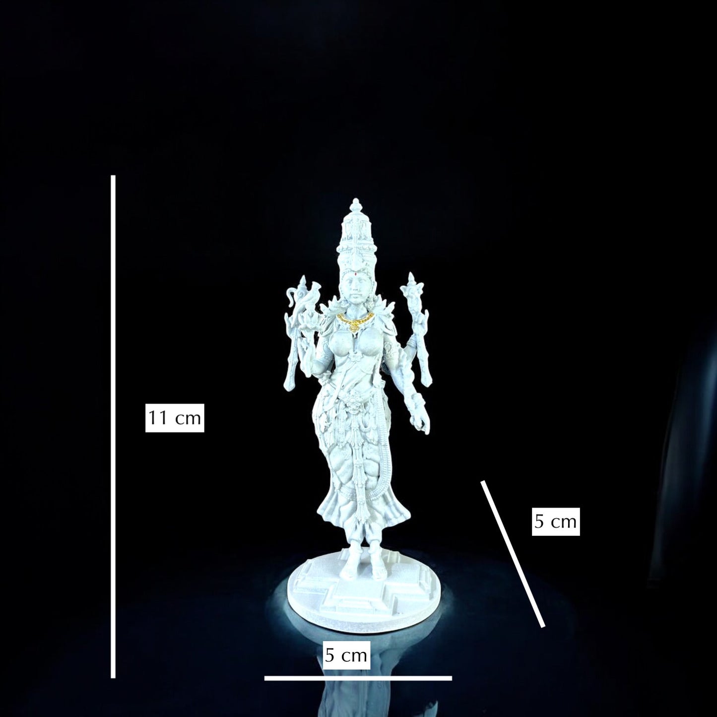 Exquisite Meenakshi Devi Idol – Divine Goddess of Strength, Wisdom & Prosperity | Sacred Home & Temple Decor