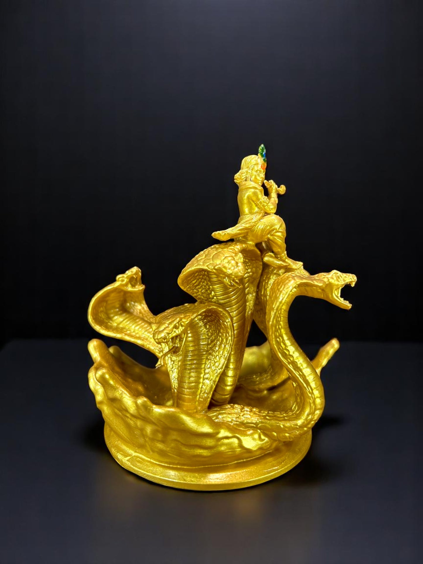 Lord Krishna Dancing on Kaliya Nag