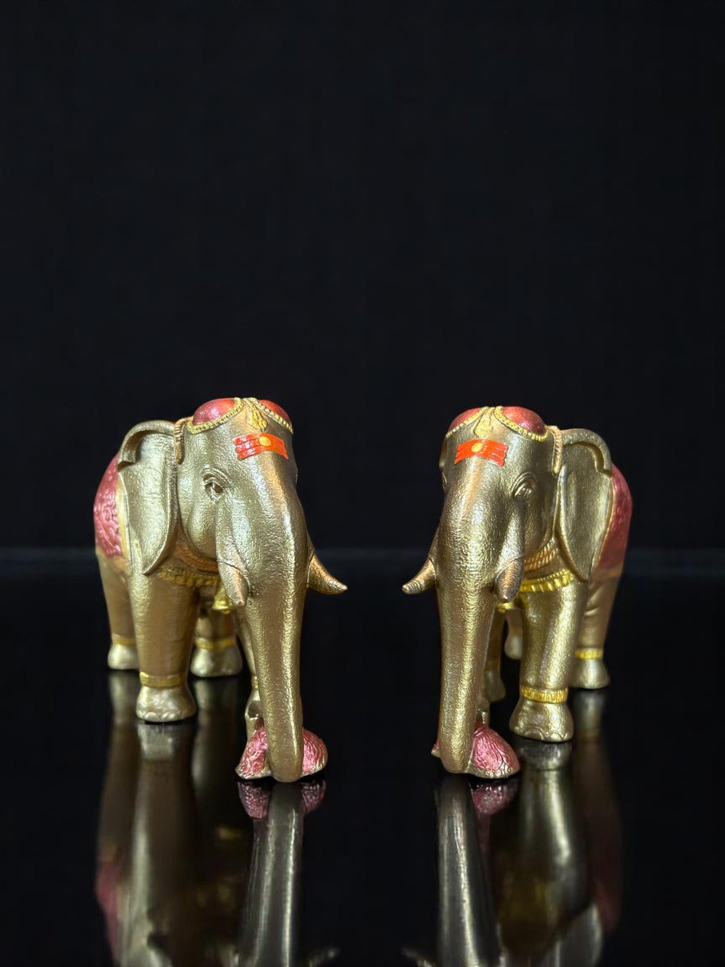 Golden Elephant Pair