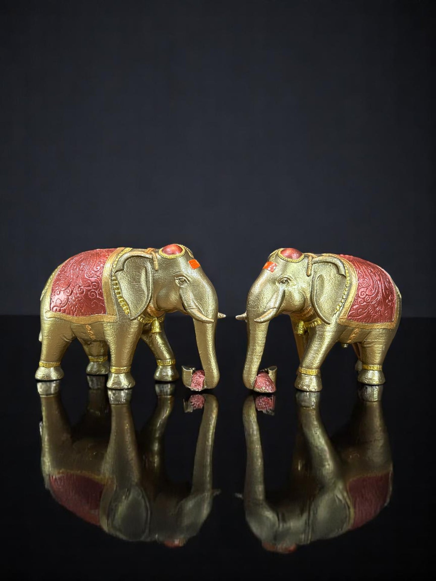 Golden Elephant Pair