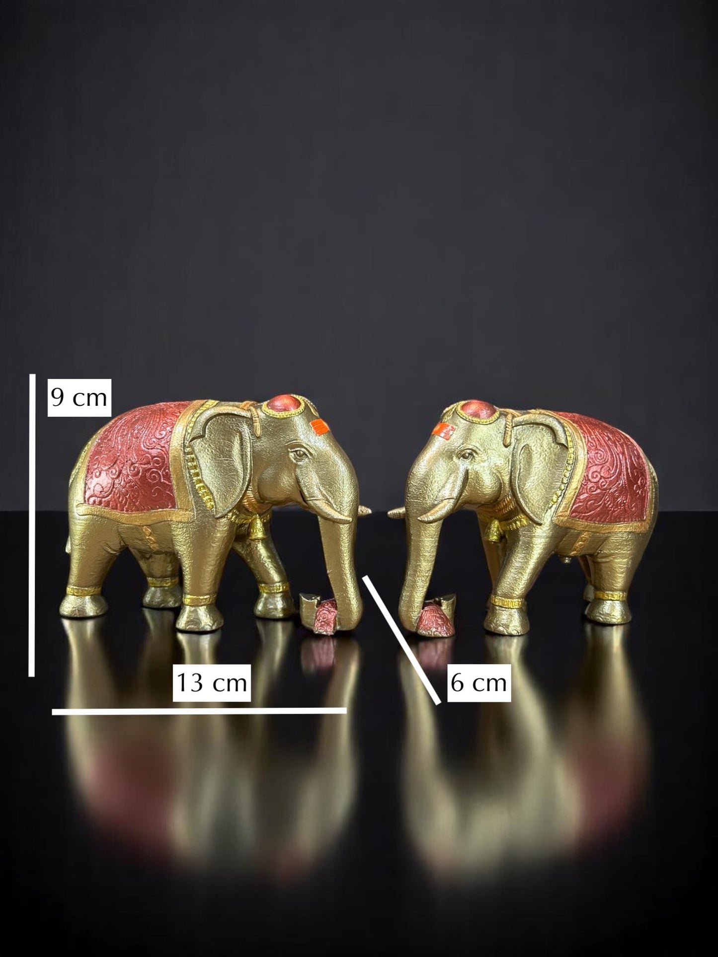 Golden Elephant Pair