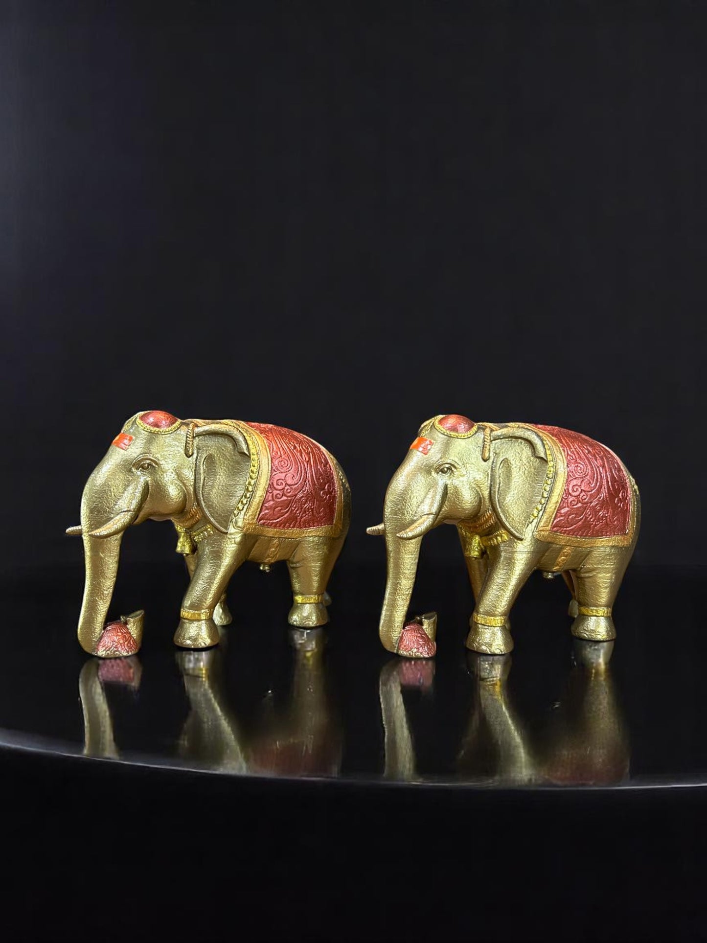 Golden Elephant Pair