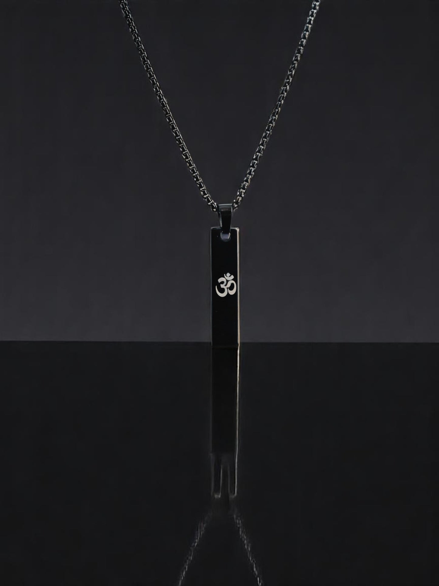 Spiritual Om Pendant Necklace for Men