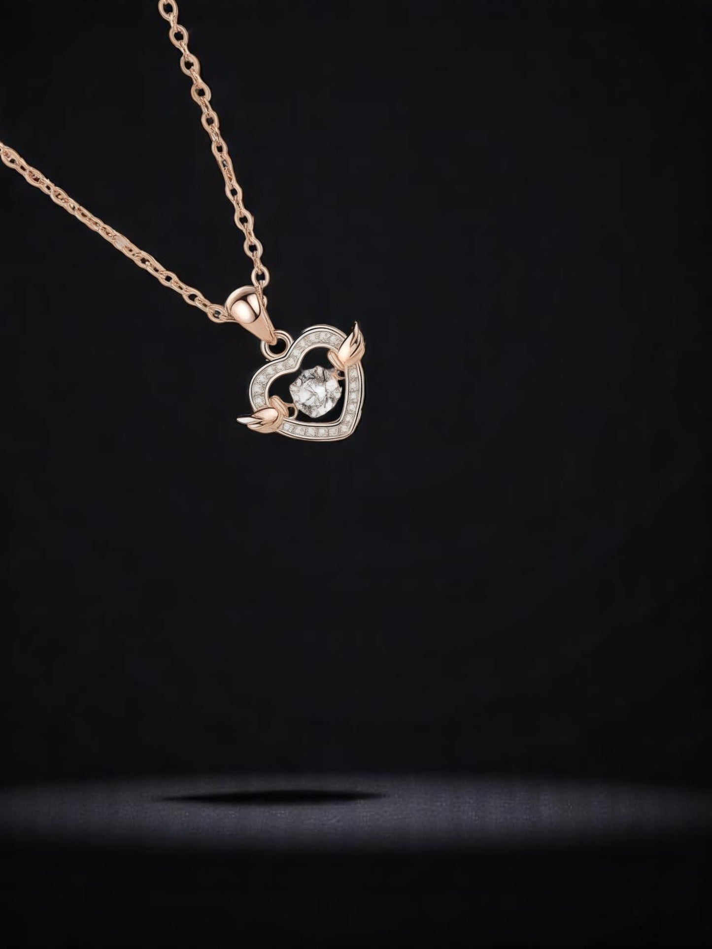 Heart With Wings Necklace