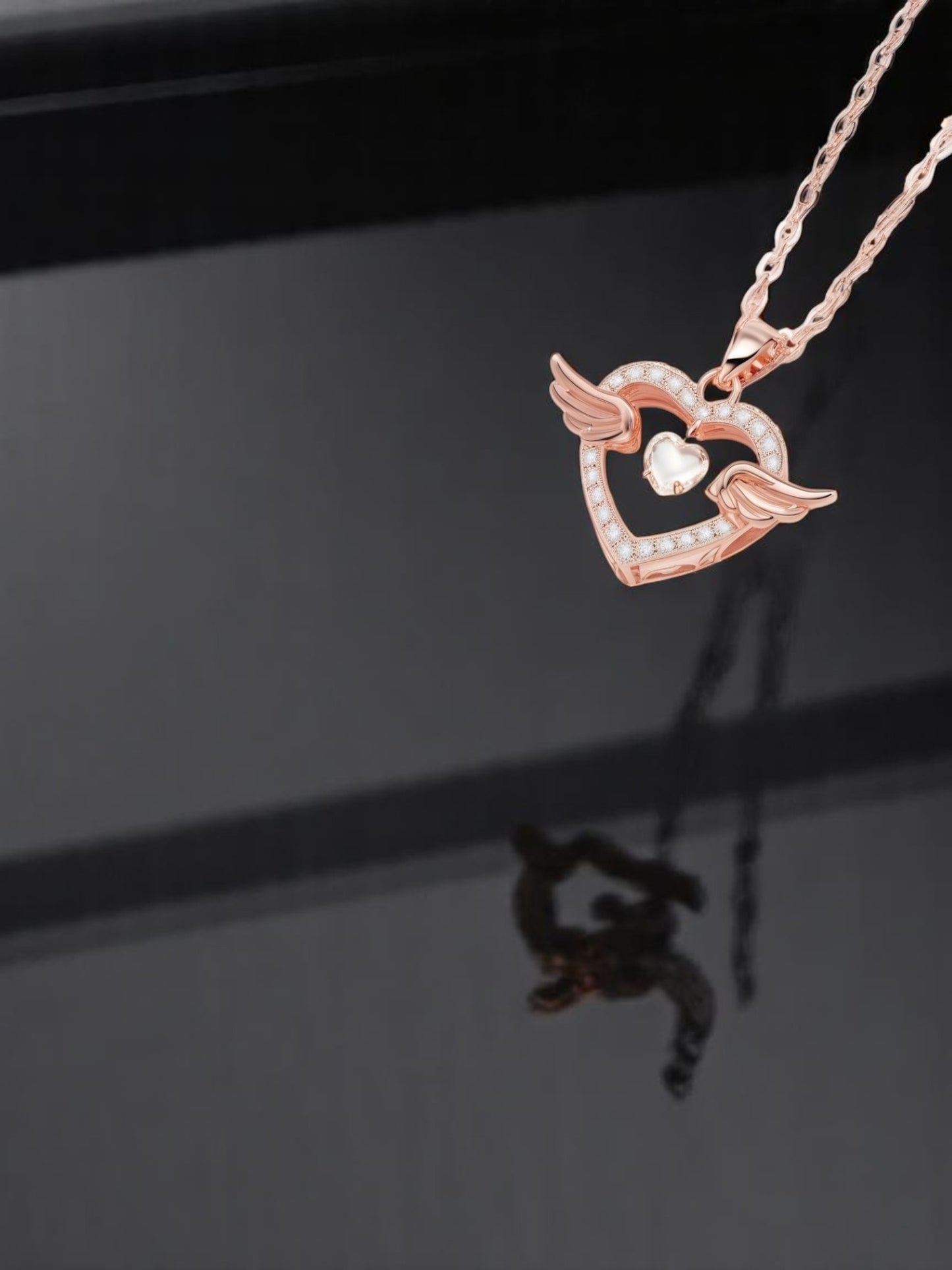 Heart With Wings Necklace