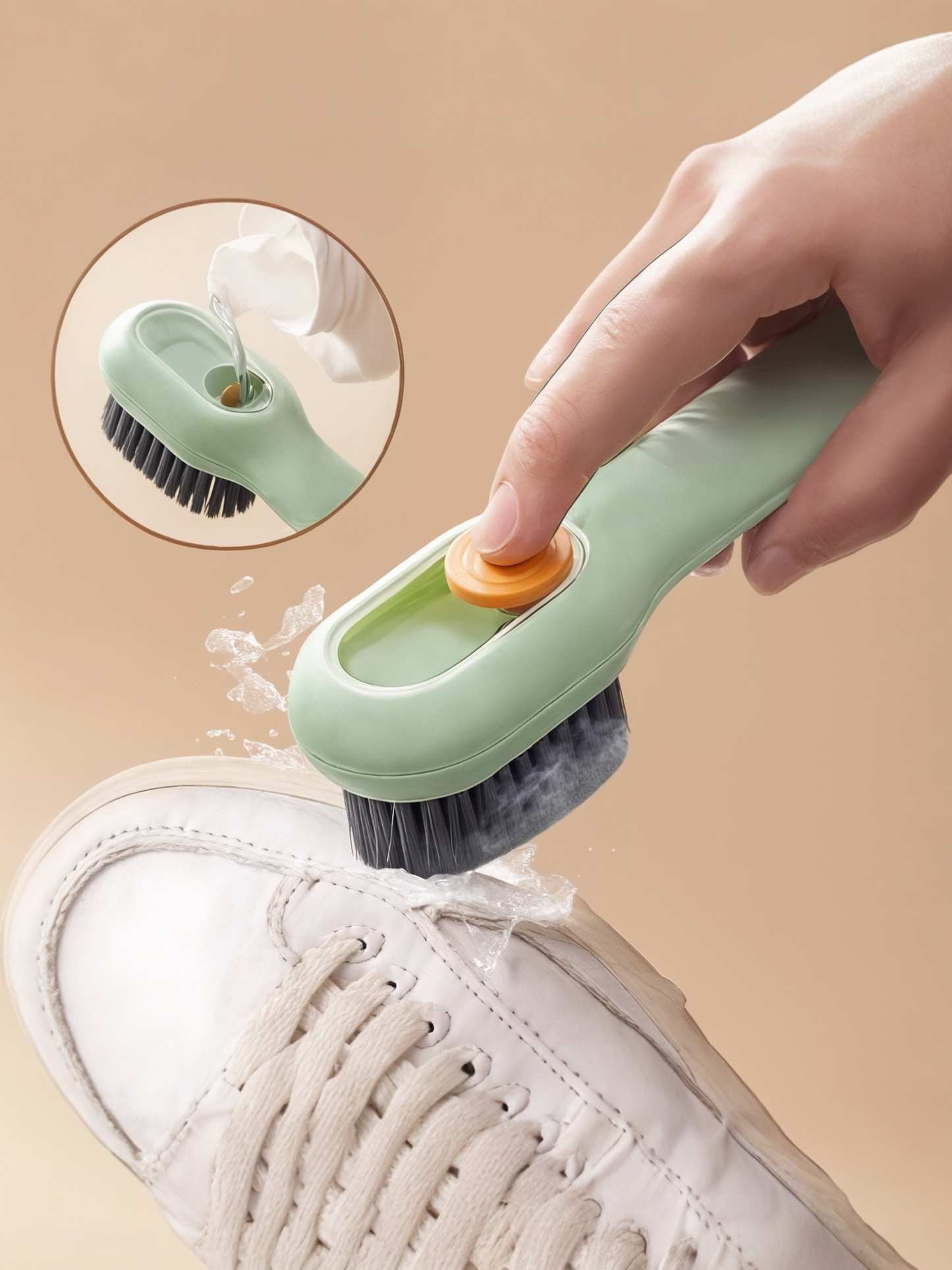 Multifunctional Shoe Polishing Brush – Dual-Sided Shoe Cleaner for Leather