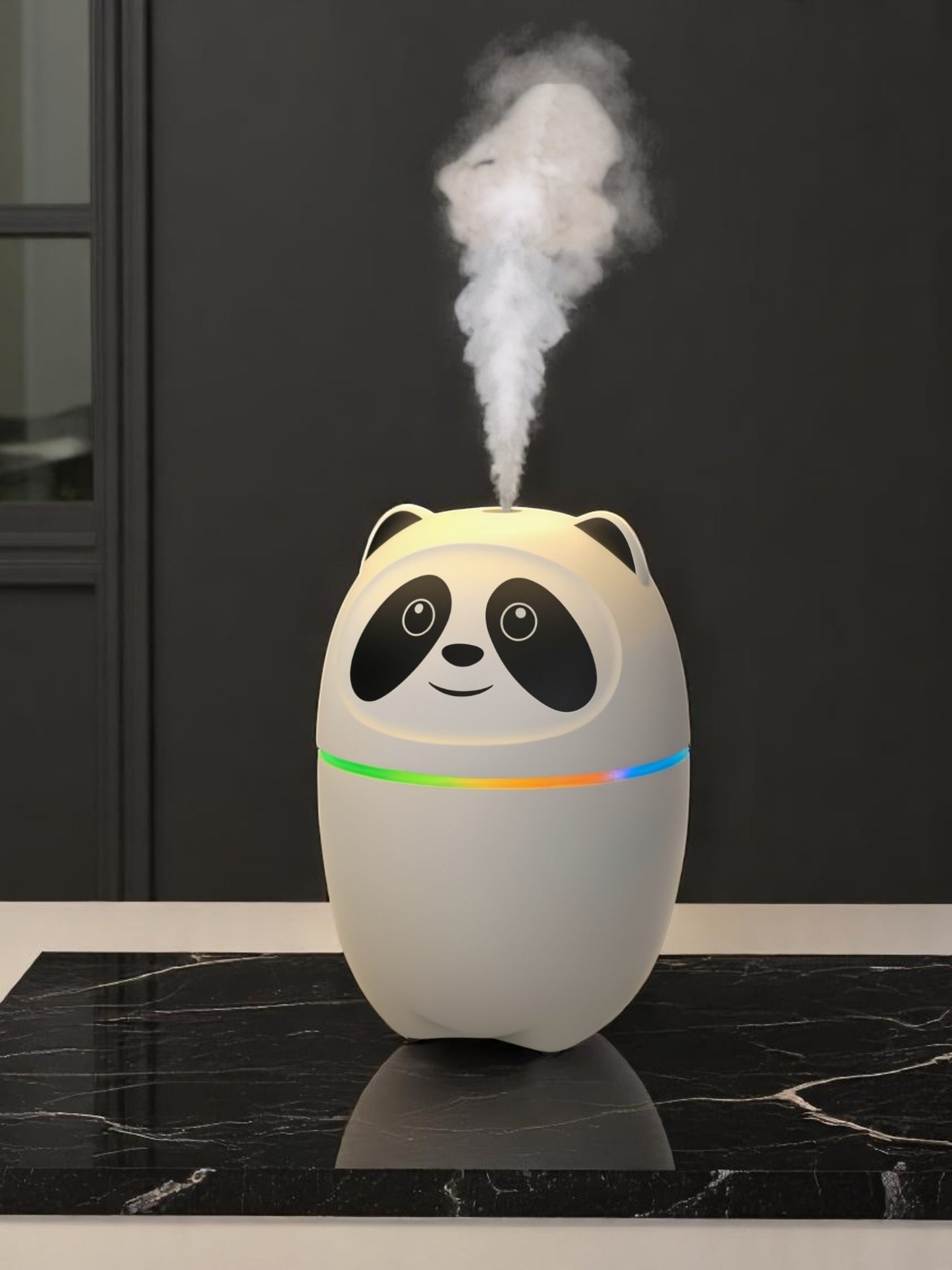 Mini Cute Panda Cool Mist Humidifier for Room Moisture & Air Freshening – USB Powered