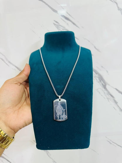Hanuman Chalisa Pendant with Chain