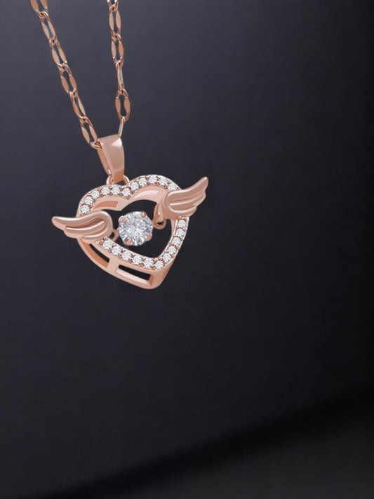 Heart With Wings Necklace