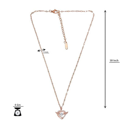 Heart With Wings Necklace