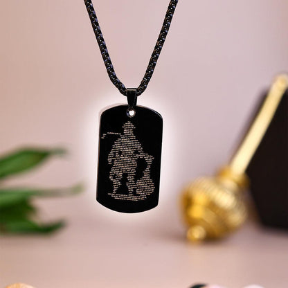Hanuman Chalisa Pendant with Chain