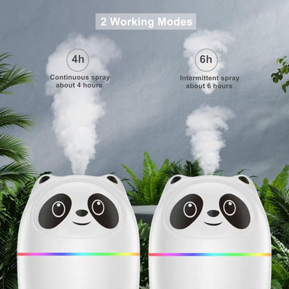 Mini Cute Panda Cool Mist Humidifier for Room Moisture & Air Freshening – USB Powered