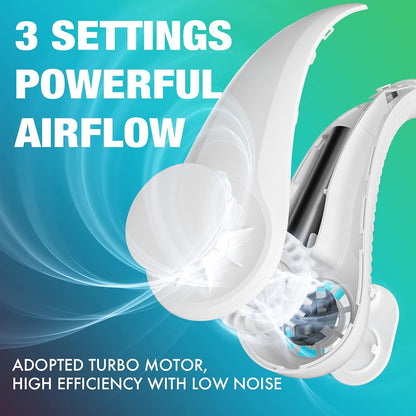 Portable Bladeless Hanging Rechargeable Neck Fan