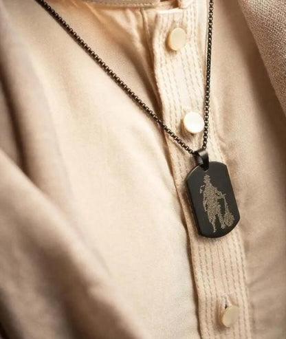 Hanuman Chalisa Pendant with Chain