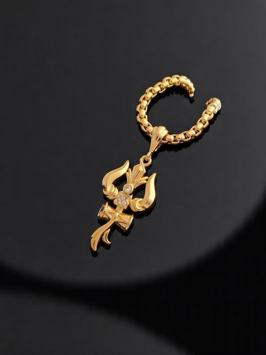 Trishul Pendant with Chain