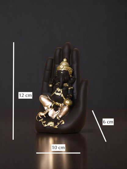 Handcrafted Palm Ganesha