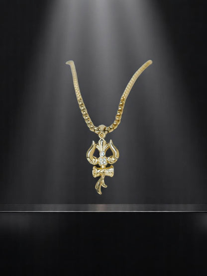 Trishul Pendant with Chain