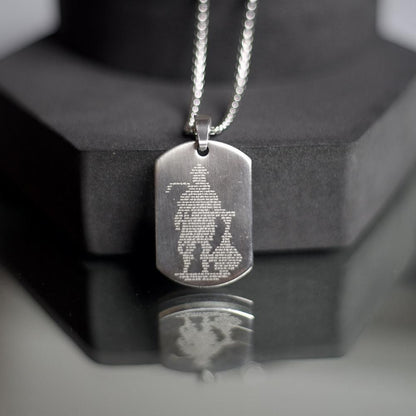 Hanuman Chalisa Pendant with Chain