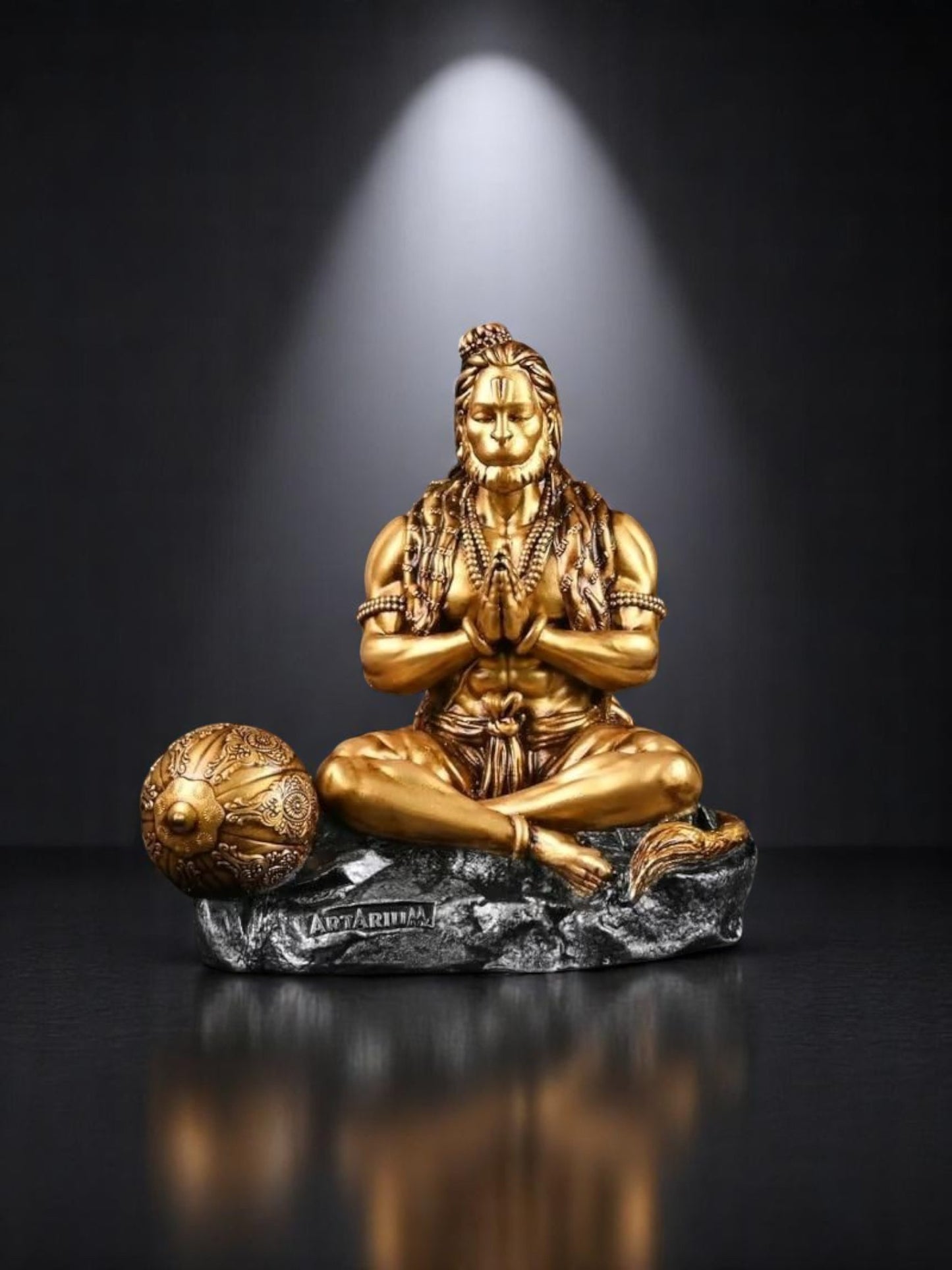Mahabali Lord Hanuman Ji Statue – Handcrafted Resin Idol for Home, Office & Car Dashboard Decor