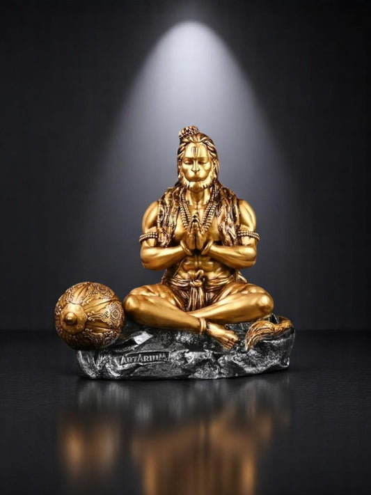 Mahabali Lord Hanuman Ji Statue – Handcrafted Resin Idol for Home, Office & Car Dashboard Decor