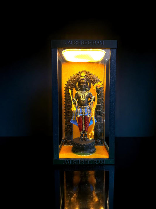 Ram lalla Idol with Illuminated case