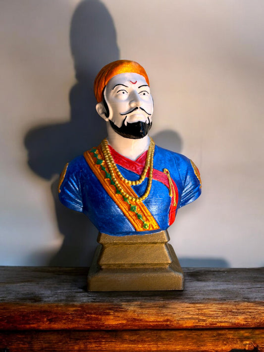 Chhatrapati Shivaji Maharaj Bust – A Symbol of Valor & Leadership | 15 CM Height