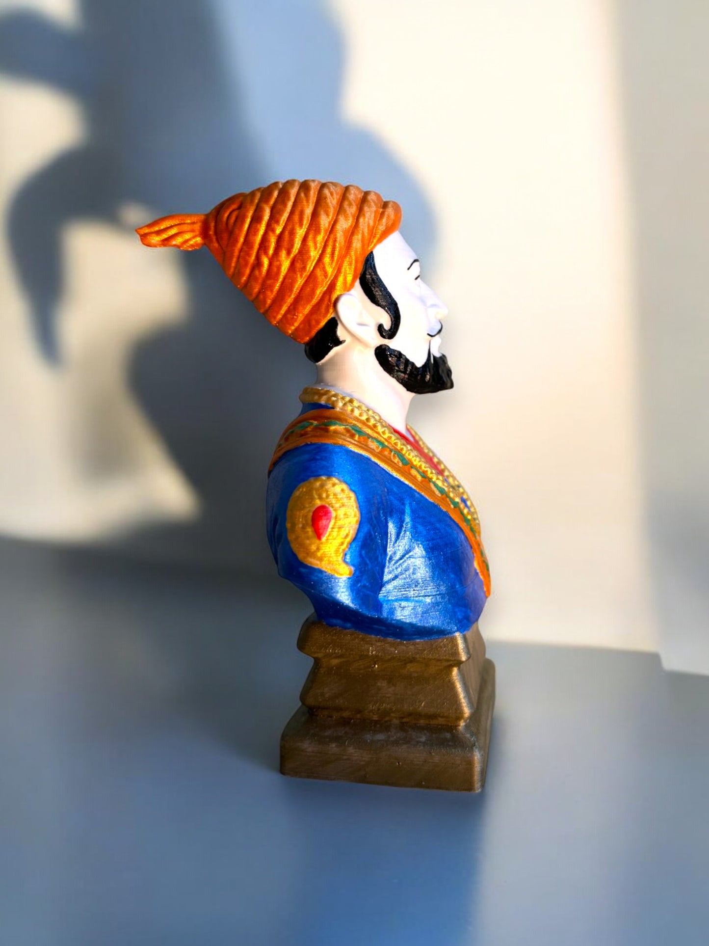Chhatrapati Shivaji Maharaj Bust – A Symbol of Valor & Leadership | 15 CM Height
