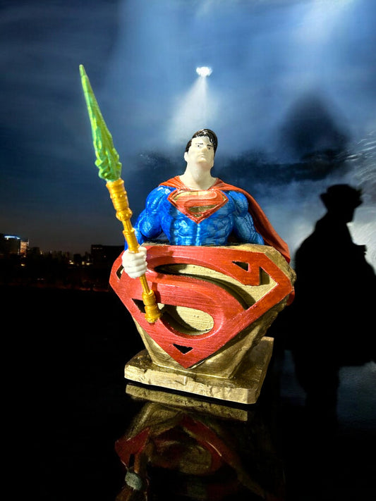 Superman Figurine | DC Superhero | Home Decor | Gifts |