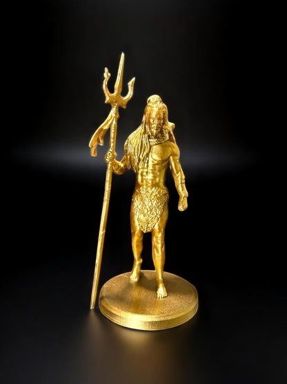 Divine Lord Shiva Idol with Trishul