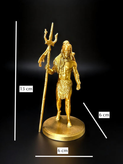 Divine Lord Shiva Idol with Trishul